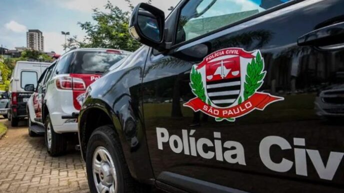 viaturas da polícia civil e militar