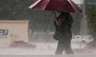 mulher com guarda-chuva